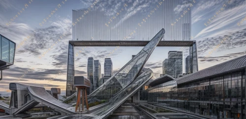 hudson yards,futuristic architecture,glass facade,autostadt wolfsburg,singapura,singapore,hafencity,toronto city hall,glass facades,structural glass,singapore landmark,futuristic art museum,marina bay,transport hub,city scape,skyscapers,harbour city,smart city,metropolis,rotterdam,Architecture,Industrial Building,Modern,Bauhaus