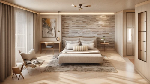 modern room,3d rendering,bedroom,render,guest room,contemporary decor,wall plaster,interior modern design,modern decor,interior decoration,guestroom,interior design,search interior solutions,almond tiles,danish room,room divider,wooden wall,boutique hotel,sleeping room,home interior