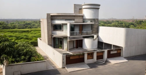 chandigarh,build by mirza golam pir,modern architecture,exposed concrete,new delhi,residential house,taj machal,biotechnology research institute,delhi,concrete plant,multi-storey,bulandra theatre,concrete construction,kitchen block,cubic house,modern building,residential tower,two story house,modern house,bangladeshi taka,Architecture,Villa Residence,Modern,Natural Sustainability