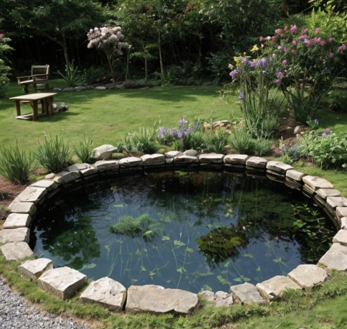 garden pond,fish pond,dug-out pool,landscape designers sydney,water feature,swim ring,crescent spring,semi circle arch,wishing well,fountain pond,landscape design sydney,stone fountain,koi pond,garden furniture,pond plants,pigeon spring,pond,water spring,decorative fountains,l pond