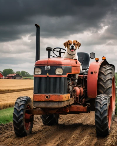 farm tractor,danish swedish farmdog,tractor,beagador,agricultural machinery,farm animal,farmer,tractor pulling,farm animals,herd protection dog,combine harvester,farm background,farming,aggriculture,agricultural engineering,working dog,working terrier,furrow,working animal,farmers,Photography,General,Fantasy