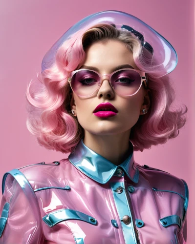 pink round frames,pink glasses,pink lady,bubble gum,artificial hair integrations,retro woman,retro women,pink beauty,lace round frames,curlers,clove pink,color pink,vintage fashion,retro girl,pink large,pink double,50's style,eyewear,pink,pink magnolia,Photography,General,Natural