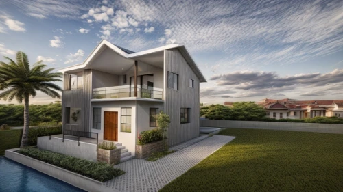 seminyak,modern house,3d rendering,modern architecture,holiday villa,cube stilt houses,cubic house,house shape,residential house,cube house,floorplan home,inverted cottage,bali,two story house,dunes house,villa,contemporary,smart home,house sales,luxury property,Architecture,Villa Residence,Modern,None