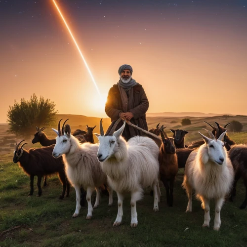 bazlama,astronomy,shepherds,astro,astronomers,astronomer,man and horses,mission to mars,buzz aldrin,astronomical,i'm off to the moon,space art,astropeiler,the star of bethlehem,northen light,emperor of space,llamas,herd of goats,the good shepherd,shepherd romance