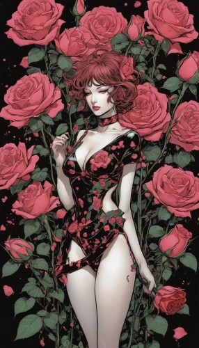 red petals,roses,fallen petals,petals,red roses,scent of roses,poison ivy,rosebushes,rose petals,red rose,rose clover,the sleeping rose,rose blossom,rosa ' amber cover,rose white and red,with roses,rose flower illustration,bella rosa,flora,hip rose,Illustration,American Style,American Style 06
