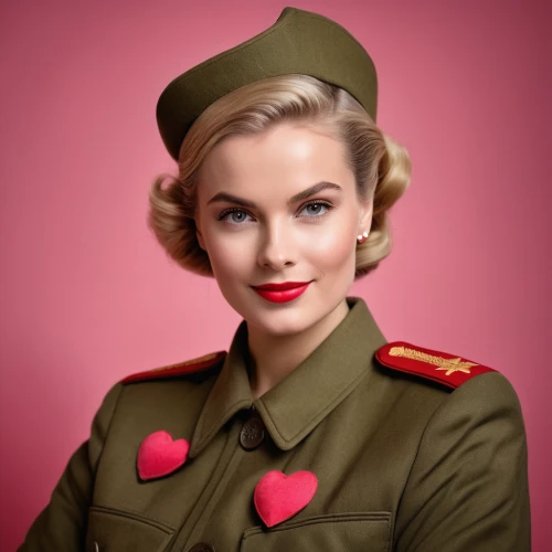 valentine pin up,valentine day's pin up,vintage female portrait,beret,military person,grace kelly,ingrid bergman,1940 women,military uniform,eva saint marie-hollywood,maraschino,red army rifleman,retro woman,1940s,gena rolands-hollywood,retro pin up girl,doris day,pin-up girl,vintage woman,pin-up,Photography,General,Fantasy