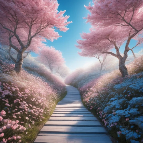 sakura trees,japanese sakura background,sakura tree,pathway,sakura background,japanese cherry trees,blooming trees,the cherry blossoms,tree lined path,sakura blossoms,sakura blossom,spring blossoms,forest path,cherry blossoms,cherry trees,cherry blossom tree,the mystical path,spring blossom,spring background,cold cherry blossoms,Photography,General,Natural