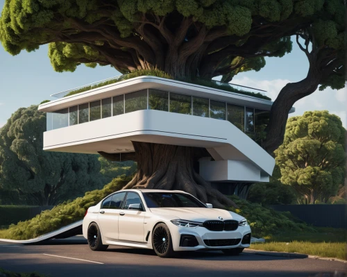 bmw m2,volvo c30,volvo cars,tree house,bmw new class,dragon tree,money tree,infiniti,treetop,car showroom,mercedes-amg c63,mercedes amg a45,cadillac cts-v,modern house,sustainable car,mercedes c63,treehouse,tree of life,personal luxury car,automotive exterior,Photography,General,Sci-Fi