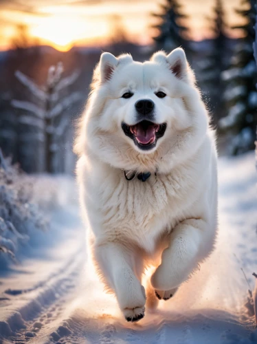 canadian eskimo dog,samoyed,american eskimo dog,icelandic sheepdog,akita inu,berger blanc suisse,great pyrenees,greenland dog,japanese spitz,finnish lapphund,white shepherd,alaskan malamute,norwegian buhund,eurasier,cheerful dog,swedish lapphund,malamute,white dog,norwegian lundehund,dog photography,Photography,General,Cinematic