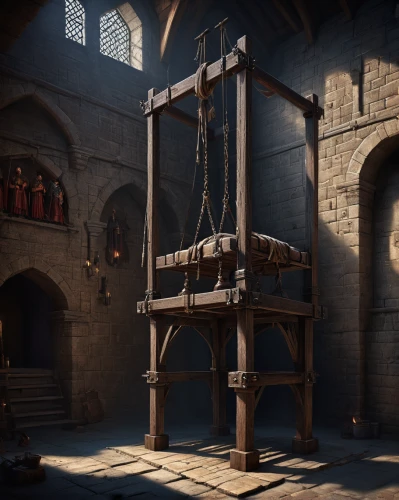 knight pulpit,medieval,guillotine,portcullis,the throne,medieval architecture,four poster,medieval hourglass,throne,stalls,gallows,castle iron market,medieval market,four-poster,castleguard,thrones,wooden mockup,kings landing,lectern,collected game assets,Conceptual Art,Fantasy,Fantasy 01