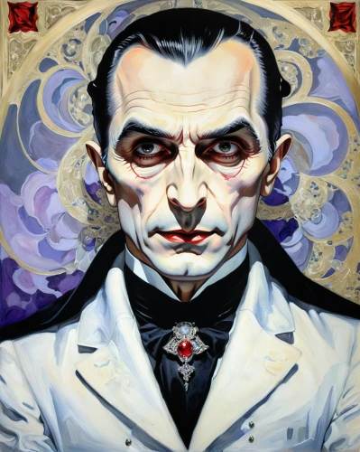 dracula,count,two face,gothic portrait,jigsaw,butler,lokportrait,theoretician physician,the doctor,admiral von tromp,custom portrait,holmes,ringmaster,lincoln,eleven,self-portrait,twelve,gentleman icons,joker,portrait background,Illustration,Abstract Fantasy,Abstract Fantasy 04