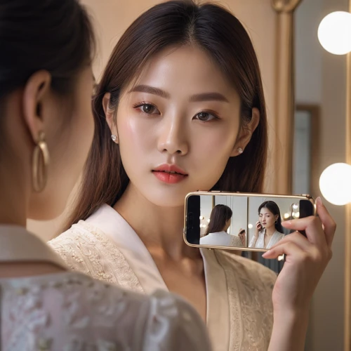 huawei,doll looking in mirror,makeup mirror,samsung galaxy,samsung,applying make-up,mirror,magic mirror,in the mirror,samsung x,the mirror,korean drama,beauty face skin,kdrama,iphone 6s plus,iphone x,mirror frame,honor 9,mirror reflection,outside mirror,Photography,General,Natural