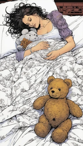 teddy-bear,teddy bear,teddy bears,teddy bear crying,teddy,teddybear,sleeping bear,teddy bear waiting,3d teddy,teddies,a collection of short stories for children,baby and teddy,bear teddy,the girl in nightie,cover,cuddling bear,girl in bed,soft toys,soft toy,stuffed animals,Illustration,American Style,American Style 06