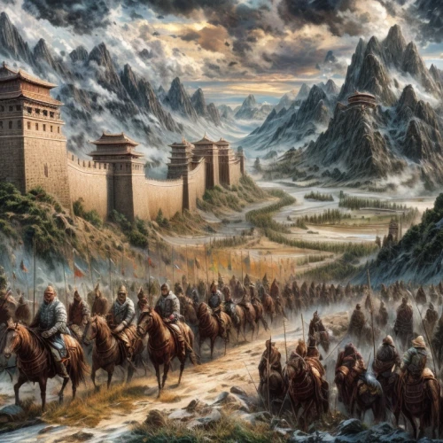 guards of the canyon,kings landing,heroic fantasy,the storm of the invasion,fantasy picture,great wall,wall,caravan,great wall wingle,genghis khan,horse herd,fantasy art,camel caravan,the arrival of the,carpathian,valley of death,great wall of china,genesis land in jerusalem,hall of the fallen,game of thrones,Common,Common,Film