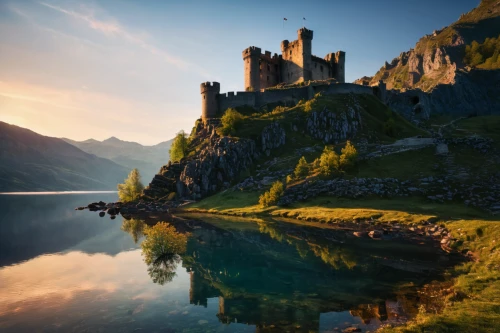 eilean donan castle,castel,castles,ruined castle,water castle,medieval castle,scotland,scottish highlands,wales,south tyrol,castle of the corvin,castle ruins,knight's castle,fairytale castle,ireland,eilean donan,moat,castle,isle of skye,waldeck castle,Photography,General,Fantasy