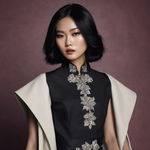 oriental princess,han thom,asian woman,elegant,janome chow,vintage asian,hanbok,elegance,tilda,oriental girl,miss vietnam,xuan lian,dress walk black,songpyeon,shuai jiao,mulan,vietnamese woman,asian vision,asian semi-longhair,korean,Photography,Fashion Photography,Fashion Photography 01