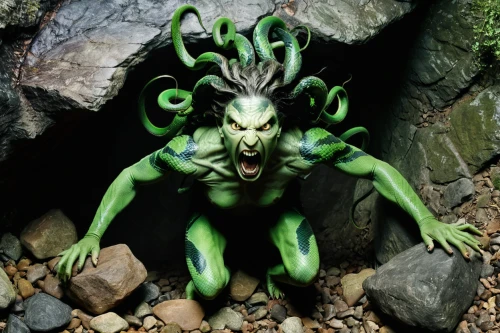 green goblin,spawn,green dragon,vax figure,green skin,allies sculpture,supernatural creature,alien warrior,green dragon vegetable,dryad,patrol,dragon of earth,medusa gorgon,lopushok,3d figure,druid,mandraki,forest dragon,predator,wall,Illustration,Realistic Fantasy,Realistic Fantasy 33