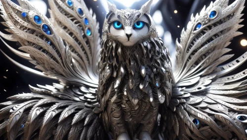 garuda,owl-real,owl background,harpy,owl art,owl,kawaii owl,snow owl,bird wings,boobook owl,feathers bird,gryphon,fractalius,large owl,hedwig,silver,fairy peacock,imperial eagle,peacock,ori-pei