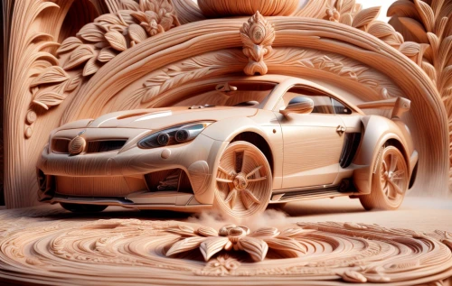 wooden car,car sculpture,wood carving,3d car wallpaper,sand art,wood grain,carved wood,woody car,volkswagen new beetle,wood art,wooden wheel,chocolate shavings,natural rubber,automotive decor,sand sculpture,made of wood,carving,paper art,volkswagen beetle,carved