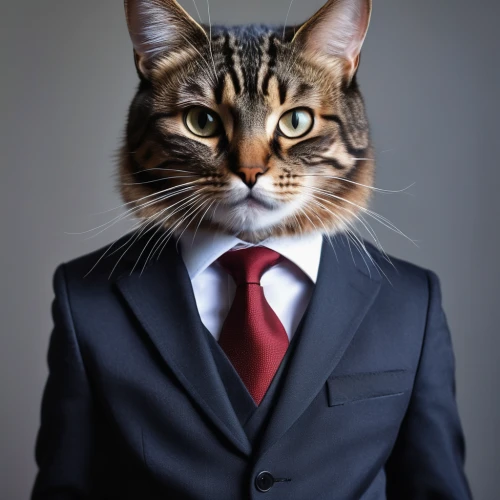 businessperson,businessman,civil servant,cat image,business man,financial advisor,cat vector,cat portrait,white-collar worker,tom cat,tabby cat,cat sparrow,executive,black businessman,necktie,animal feline,ceo,formal attire,american bobtail,formal guy,Photography,General,Natural