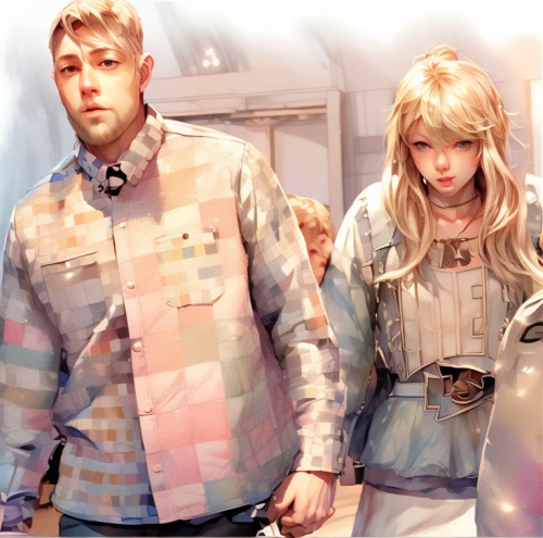 shopping icons,sci fiction illustration,fashionable clothes,game illustration,passengers,young couple,travelers,stroll,hold hands,mom and dad,shopping icon,partnerlook,game art,digital painting,couple,strolling,holding hands,pedestrian,pedestrians,boy and girl