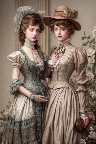 victorian fashion,victorian style,the victorian era,vintage women,victorian lady,vintage fashion,joint dolls,women's clothing,vintage girls,vintage man and woman,women clothes,vintage boy and girl,vintage clothing,victorian,young women,two girls,women fashion,downton abbey,ladies clothes,the hat of the woman,Common,Common,Natural