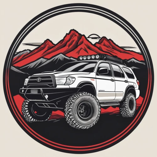 toyota 4runner,4 runner,nissan xterra,ford ranger,automotive decal,subaru rex,ranger,toyota land cruiser,ford explorer,vector design,raptor,vector graphic,toyota tacoma,whitewall tires,nissan titan,ford bronco,isuzu trooper,ford expedition,4wd,expedition camping vehicle,Unique,Design,Logo Design