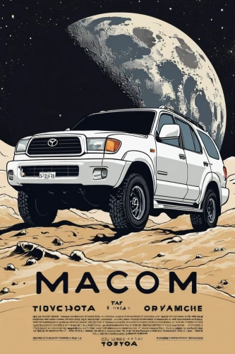 moon rover,moon car,vehicle cover,cd cover,moon vehicle,mazda,mercury mariner,maccaron,toyota tacoma,muscle icon,machaca,cover,travel trailer poster,album cover,malecòn,mars rover,crossover suv,ford bronco,pickup-truck,vector graphic,Illustration,Vector,Vector 01