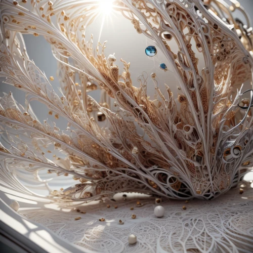 mandelbulb,fractal design,apophysis,tea art,fractals art,dried flower,cinema 4d,surface tension,dried petals,filigree,fractal environment,doily,fractalius,celestial chrysanthemum,dandelion seeds,floral ornament,fractal art,intricate,water splashes,shavings