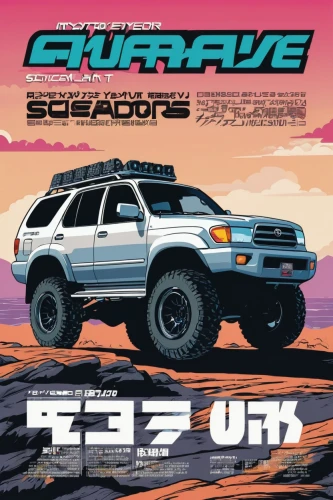 subaru rex,erbore,suv,subaru,dune 45,subaru outback,ford escape,isuzu trooper,4 runner,subaru brat,isuzu forward,toyota 4runner,4x4 car,turbographx-16,cd cover,retro vehicle,crossover suv,enduro,six-wheel drive,4wd,Illustration,Vector,Vector 01