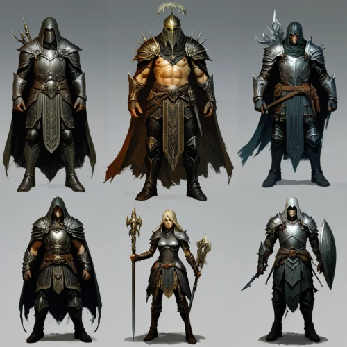 knight armor,guards of the canyon,clergy,norse,knights,armor,dwarves,protectors,paladin,swordsmen,game characters,assassins,vikings,heroic fantasy,concept art,armour,fantasy warrior,horsemen,storm troops,greek gods figures,Conceptual Art,Fantasy,Fantasy 13