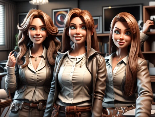 receptionists,waitress,triplet lily,female doctor,telephone operator,receptionist,businesswomen,switchboard operator,nurse uniform,business women,action-adventure game,office worker,blur office background,coffee background,barmaid,white-collar worker,business girl,hairdressers,clones,character animation