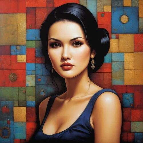 vietnamese woman,asian woman,oil painting on canvas,oil painting,italian painter,romantic portrait,art painting,art deco woman,jasmine crape,oriental girl,young woman,ann margarett-hollywood,peruvian women,janome chow,han thom,woman portrait,chinese art,oriental princess,selanee henderon,orientalism,Art,Artistic Painting,Artistic Painting 29