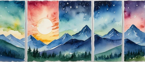 watercolor background,watercolor arrows,watercolor paint strokes,four seasons,watercolors,mountain ranges,backgrounds,watercolor christmas background,watercolor leaves,moutains,snowy peaks,five elements,watercolor paint,watercolor,mountains,mountain range,prayer flags,4 seasons,watercolor pine tree,water colors,Illustration,Paper based,Paper Based 25