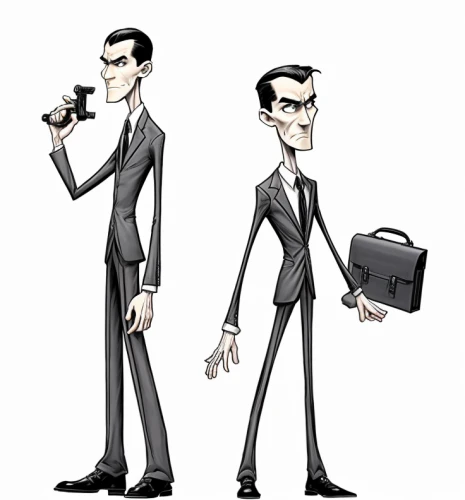 cartoon doctor,cartoon people,businessmen,retro cartoon people,animated cartoon,business men,caricature,business icons,businessperson,suit of spades,attorney,business people,spy-glass,spy,suit actor,main character,mobster couple,spy visual,tuxedo just,film roles
