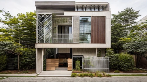 cubic house,modern architecture,modern house,metal cladding,residential house,contemporary,two story house,glass facade,frame house,residential,timber house,cube house,lattice windows,kirrarchitecture,smart house,archidaily,core renovation,modern style,wooden facade,arhitecture,Architecture,Villa Residence,Modern,Mid-Century Modern