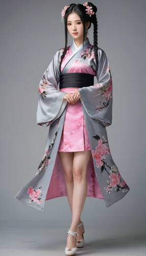 hanbok,geisha girl,japanese doll,mukimono,geisha,asian costume,japanese woman,kimono,japanese idol,the japanese doll,floral japanese,korean culture,sakura mochi,japanese kawaii,anime japanese clothing,oriental princess,oriental girl,kimono fabric,japanese style,japanese culture,Illustration,Realistic Fantasy,Realistic Fantasy 08