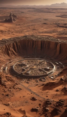 impact crater,crater,crater rim,circular ring,open pit mining,planet mars,rim of wheel,mars probe,volcanic crater,mars rover,mars i,masada,saturnrings,iron ore,namibia nad,smoking crater,moon valley,red planet,greek in a circle,olympus mons,Photography,General,Natural