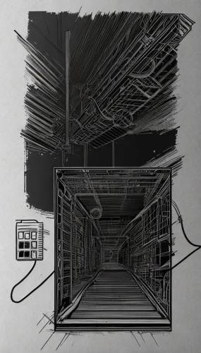 frame drawing,wireframe,electrical wiring,the server room,electrical planning,wiring,wires,camera illustration,camera drawing,charcoal nest,ventilation grid,circuitry,wireframe graphics,cable management,ceiling construction,cables,ac adapter,formwork,electrical wires,anechoic,Art sketch,Art sketch,None