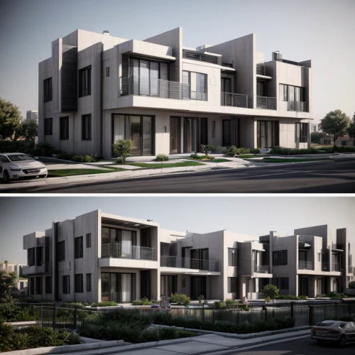 new housing development,3d rendering,townhouses,modern house,modern architecture,apartments,housing,residential house,housebuilding,render,residential,apartment building,apartment block,cubic house,facade panels,apartment buildings,modern building,arq,build by mirza golam pir,appartment building