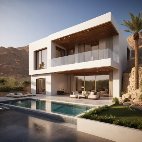 modern house,modern architecture,3d rendering,luxury property,dunes house,luxury home,holiday villa,beautiful home,render,pool house,luxury real estate,luxury home interior,interior modern design,modern style,palm springs,private house,aqaba,contemporary,residential house,mid century house