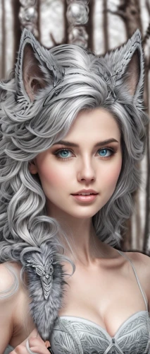 silver tabby,silver fox,gray kitty,silvery,gray cat,grey fox,gray animal,silver,nebelung,artificial hair integrations,feline look,feline,image manipulation,silver lacquer,fur clothing,south american gray fox,silvery blue,fairy tale character,fur,arctic fox,Common,Common,Natural