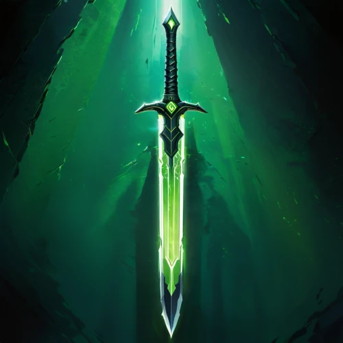 king sword,excalibur,awesome arrow,blade of grass,dagger,sword,serrated blade,arrow logo,patrol,aa,swords,herb knife,scepter,green wallpaper,scabbard,scroll wallpaper,arrow,green aurora,sward,caerula,Conceptual Art,Sci-Fi,Sci-Fi 12