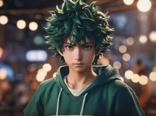 ren,green bean,chuka wakame,male character,melonpan,nikko,game character,anime boy,jin deui,emerald,pesto,anime 3d,medusa,saji,frog prince,green tomatoe,main character,the son of lilium persicum,green dragon,elf,Photography,General,Commercial