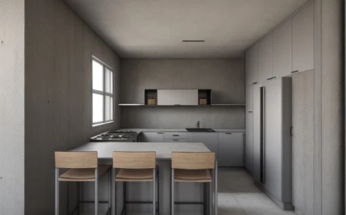 modern minimalist kitchen,kitchen interior,kitchen design,modern kitchen interior,modern kitchen,kitchen block,kitchen,kitchenette,tile kitchen,concrete ceiling,the kitchen,exposed concrete,kitchen counter,an apartment,laundry room,shared apartment,archidaily,new kitchen,chefs kitchen,apartment,Interior Design,Kitchen,Industry,French Industrial