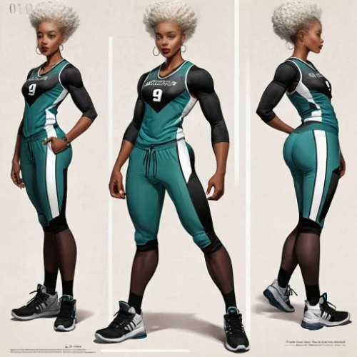 sports uniform,sports gear,cheerleading uniform,uniforms,sports girl,sportswear,football gear,female runner,sports prototype,baseball uniform,concept art,puma,sporty,woman's basketball,basketball player,track and field athletics,sprint woman,sports jersey,athletic body,grey fox