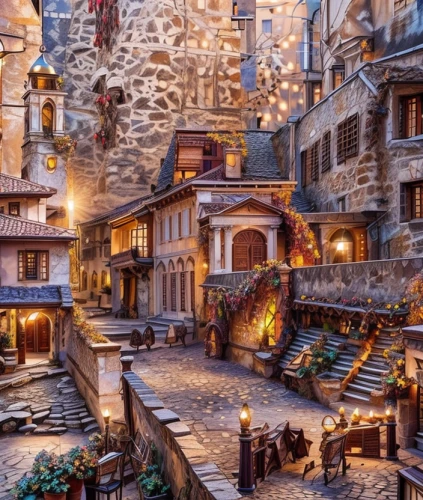 medieval town,medieval street,alpine village,medieval,popeye village,nativity village,medieval market,fantasy city,winter village,christmas village,mountain village,christmas town,venetian,old city,escher village,tokyo disneysea,knight village,medieval architecture,3d fantasy,fairy village