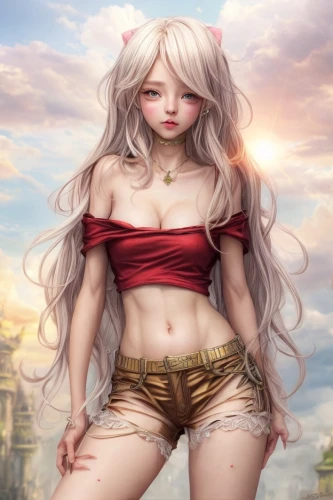 pollen panties,fairy tale character,fantasy girl,fantasy woman,fae,elza,anime girl,rosa ' amber cover,tiber riven,female doll,navel,fantasy art,anime 3d,烧乳鸽,poker primrose,sky rose,oriental princess,fantasy picture,hip rose,rosa 'the fairy,Common,Common,Natural