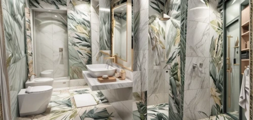 luxury bathroom,shower bar,glass tiles,marble,bathroom cabinet,casa fuster hotel,bamboo curtain,room divider,bathroom accessory,bathroom,interior design,washroom,shower door,search interior solutions,almond tiles,modern decor,ceramic tile,marble palace,glass wall,shower curtain