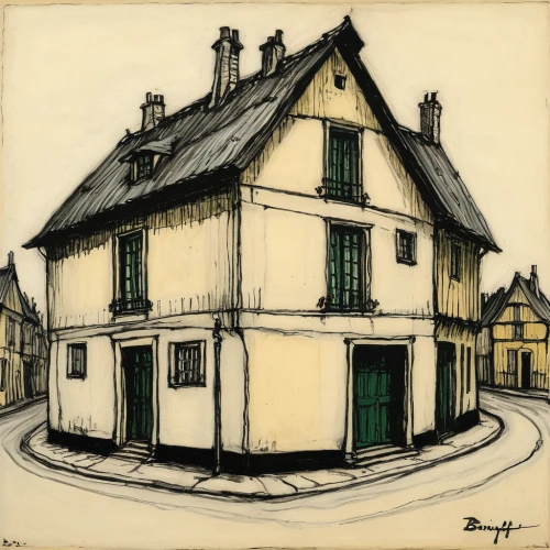half-timbered house,crooked house,half-timbered houses,half-timbered,half timbered,house drawing,houses clipart,moret-sur-loing,tavern,house hevelius,pub,the pub,town house,old houses,crispy house,breton,wissembourg,amiens,old town house,townhouses,Art,Artistic Painting,Artistic Painting 01